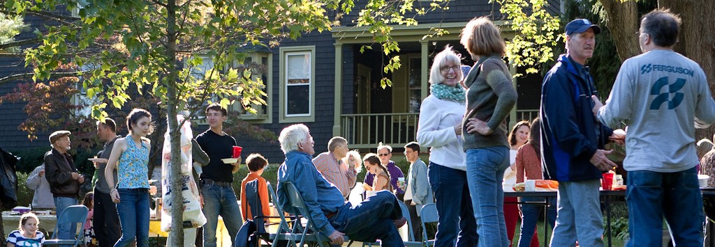 people at picnic