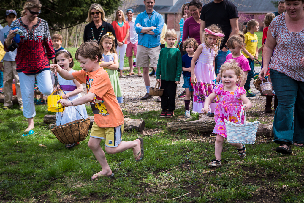 Children with Egg Baskets