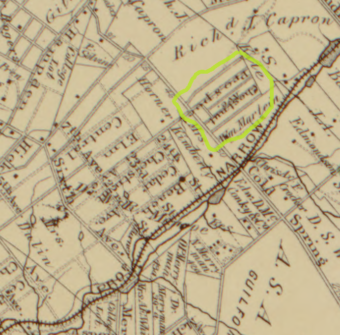 scan of old map