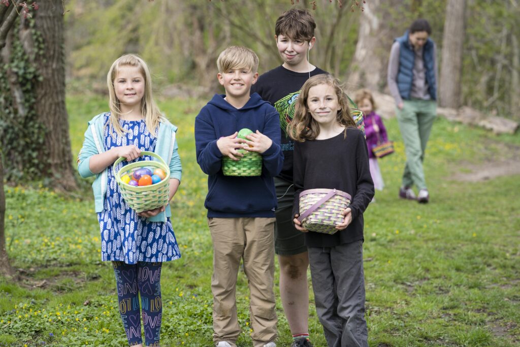 Children with Egg Baskets